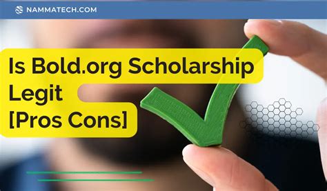 is bold.org legit for scholarships.